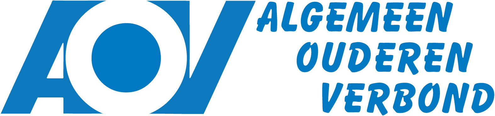 Het logo van Algemeen Ouderen Verbond
