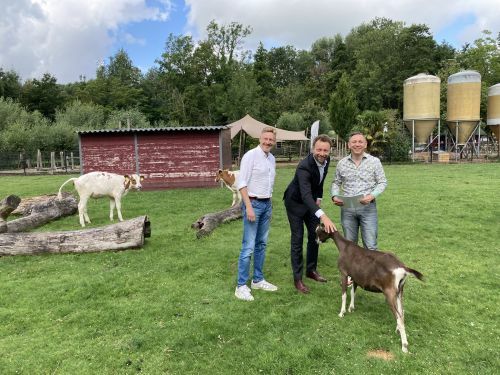 Koen Kegel op  kinderboerderij
