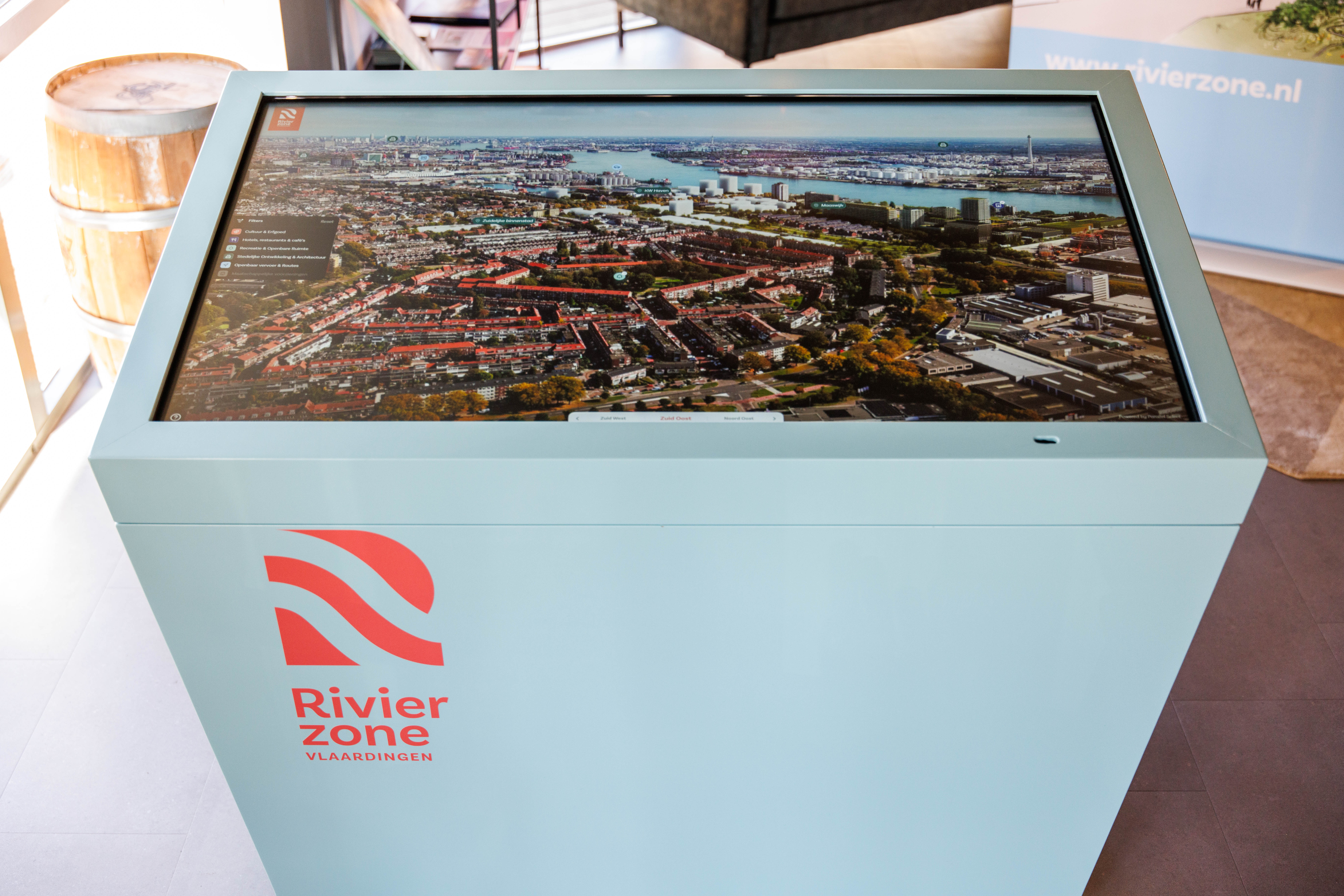 Beeld digitale maquette Rivierzone