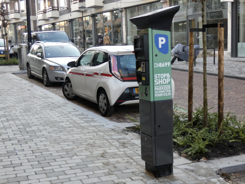 Stop&Shop parkeerplaats