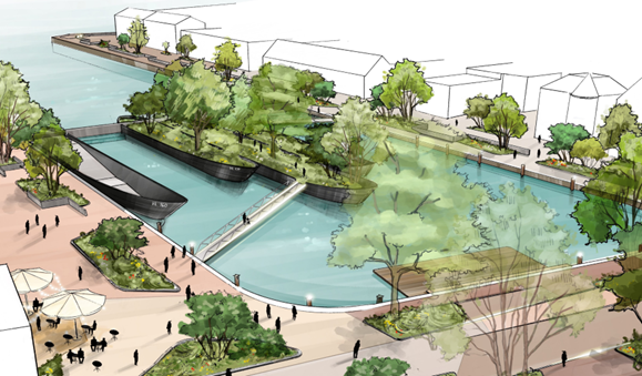 Hoogwateroplossing KW-haven