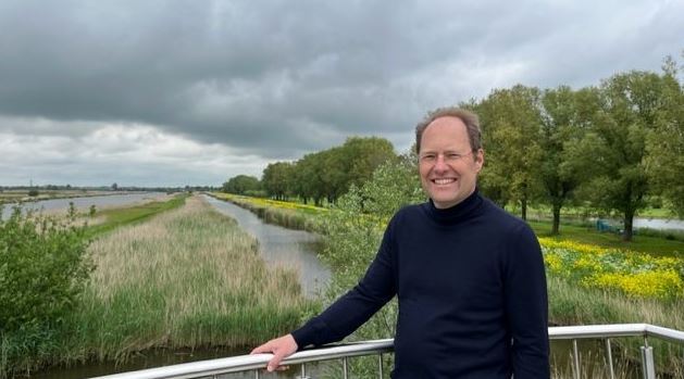 Foto van Roel Veugelers in de Broekpolder