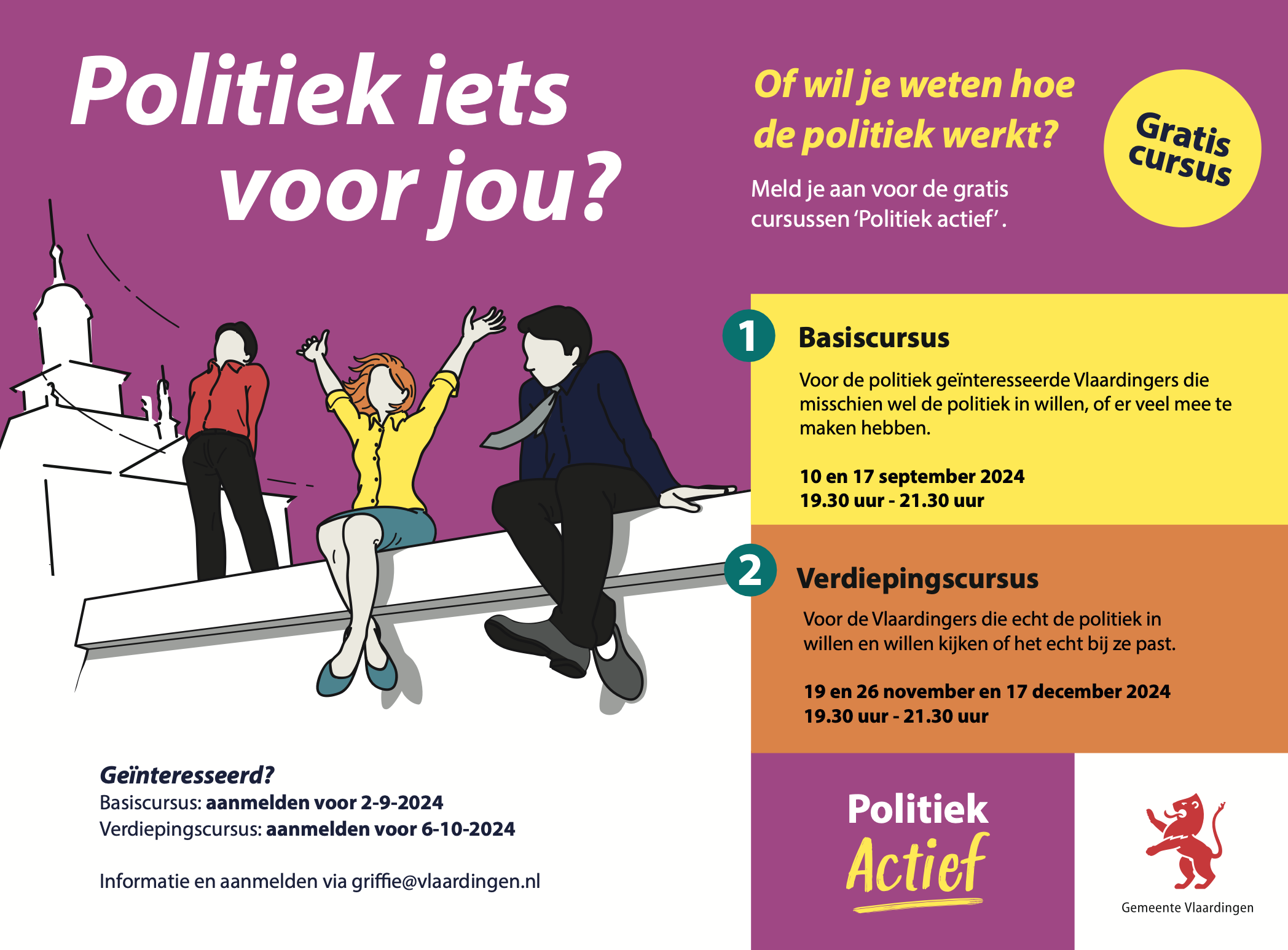 Poster Politiek Actief Tegel website