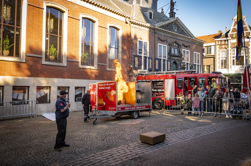 Demonstratie vlam in de pan- fotografie: Robert Lagendijk