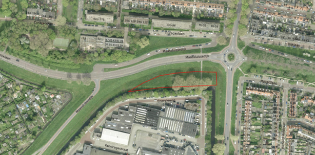 Plattegrond Groenstrook Groot Vettenoord